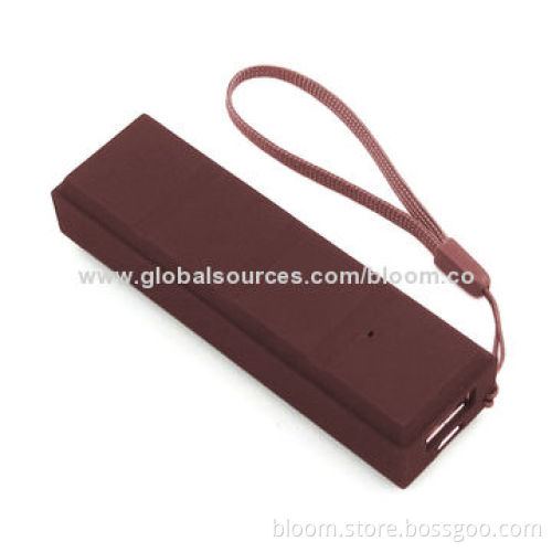 Chocolate-shaped Portable Power Chargers with Lanyard, 2,600mAh Charging CapacityNew